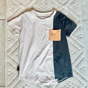 Olive and Scout 4T Colorblock Shirt NWOT